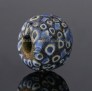 Ancient Roman mosaic glass bead with concentric mosaic canes